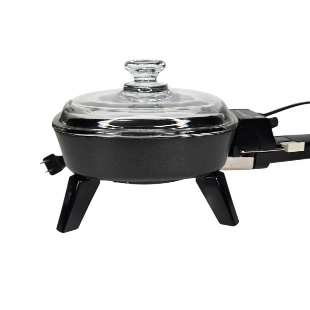 Emerson Electric Skillet Glass Lid Adjustable Temp Compact Tested EM83741 32 Oz - Picture 2 of 10